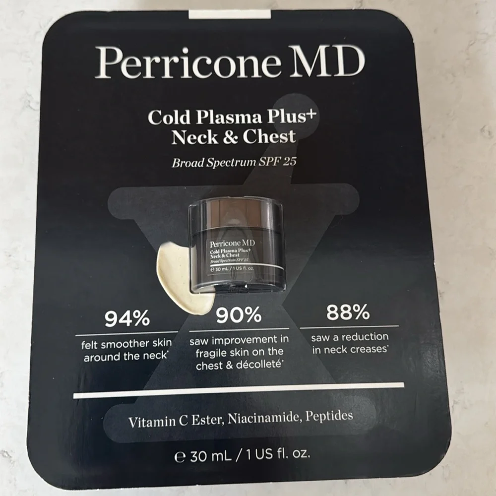 Lot of 2 Perricone MD Cold Plasma Plus Neck & Chest SPF25 30ml / 1oz - Picture 2 of 9
